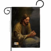 13 x 18.5 in. The Intercession Burlap Inspirational Faith & Religious Impressions Decorative