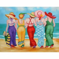 AFD Home 12016819 Beach Friends Canvas & Wood Gallery Wrap