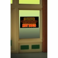 Miller Engineering MIE9100 O & Ho Nathans Hot Dog Window Sign