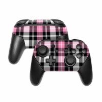 DecalGirl NSWP-PLAID-PNK Nintendo Switch Pro Controller Skin - Pink Plaid