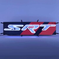 Neonetics Indoor Decorative Dodge Srt Junior Neon Sign with Backing - Black