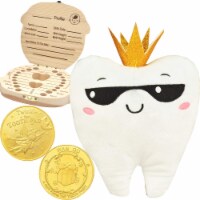 EBE EmmasbyEmma Tooth Fairy Kit Boys, Tooth Pillow, Box & Coins