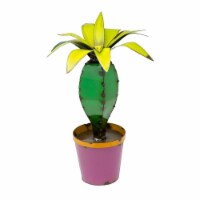 Rustic Arrow 101167 Cactus with Plant Metal Accent