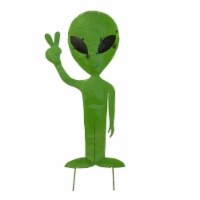 Rustic Arrow 101718 Alien Silhouette Stake for Garden Decor