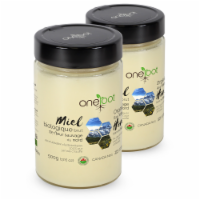 OneRoot 2-Pack Organic Raw Wildflower Honey - 500g - Unpasteurized Canadian Honey