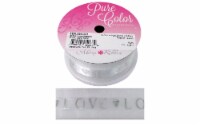 Morex Ribbon Love 1.5 x 4yd Silver