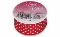 Morex Ribbon Wire Mini Stars 1.5"x 3yd Red