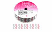 Morex Ribbon Grosgrain 7/8 x 4yd Chevron Natale