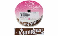 Morex Ribbon Sports Touchdown 7/8 x 3yd Brown
