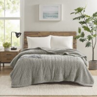 Gracie Mills Heated Blanket - GRACE-15521 Grey King