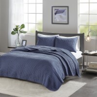 Gracie Mills 3 Piece Quilt Set - GRACE-3472 Navy Twin/Twin XL