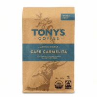 Tony's Coffee Organic Cafe Carmelita Medium Roast Whole Bean Coffee