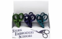 Allary Stork Embroidery Scissors POP Color 18pc