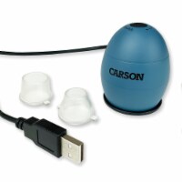 Carson MM-500 USB Digital Computer Microscope with 81x Effective Magnification, Surf Blue