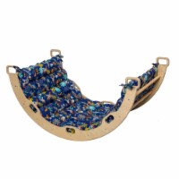 Climbing Arch / Rocker with XL Pillow for Toddler, Montessori Toys, Forest Animals Design