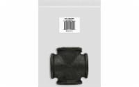 BCI Crafts Galvanized Pipe Cross Fitting 1  Black
