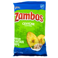 Zambos® Ceviche Flavored Premium Plantain Chips Perspective: Main