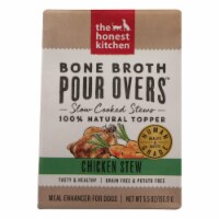 The Honest Kitchen - Dog Food Bone Broth Pour Overs - Chicken Stew - Case of 12 - 5.5 OZ