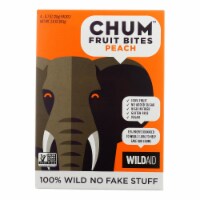 Chum Fruit Bites - Fruit Bites Peach 4pk - Case of 6-2.8 OZ