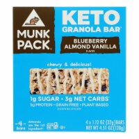 Munk Pack - Bar Bbry Almond Vanilla Keto - Case of 6-4/1.12Z
