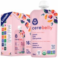 Cerebelly - Puree Spnch Apple Sweet P - Case of 6-3/4 OZ