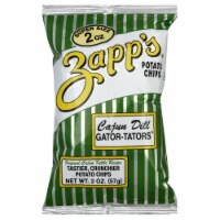 Zapps Potato Chips Chips - Cajun Dill 2 oz - Case of 25 - 2 oz