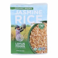 Lotus Foods - Rice Brn Jas Pouch - Case of 6-8 OZ