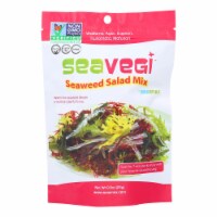 Seasnax Seaweed Snak - Vegetable Salad Mix - Case of 12 - .9 oz