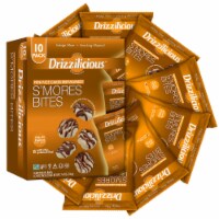 Drizzilicious - Rice Crisp Smores Bites - Case of 80 - 0.74 OZ