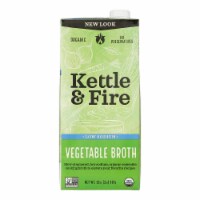 Kettle And Fire - Broth Veg Low Sodium - Case of 6-32 OZ