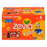 Zevia - Kidz Orangecrm Spark Drink - Case of 4-6/7.5 FZ