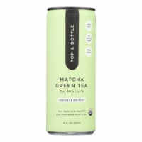 Pop & Bottle - Grn/tea Matcha Latte - Case of 12-8 FZ