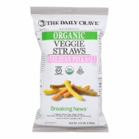 The Daily Crave - Veggie Straws - Case of 8 - 4.5 OZ