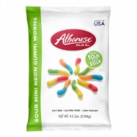 Albanese - Gummi Mini Sour Neon Worm - Case of 4-4.5 LB