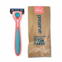 Preserve - Razor Popi Shave 5 Coral - Case of 6-1 CT