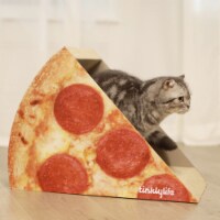 Cat Condo Scratcher Post Cardboard - Pizza Flavor - Scratching Paradise Perspective: Main