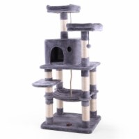 Cat Condo with Hammock and Scratching Posts - Spoil Your Cat Perspective: Main