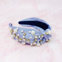 Winslet Jeweled Satin Headband Winslet Jeweled Satin Headband