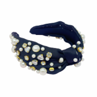 Winslet Jeweled Satin Headband Winslet Jeweled Satin Headband