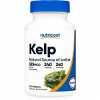 Nutricost Kelp Tablets Source of Iodine Boost Health 240 ct Dillons Food Stores