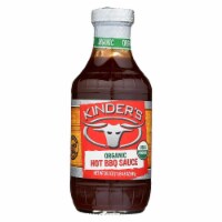Kinders Organic Hot Bbq Sauce 20.5oz Perspective: Main