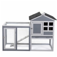 Premium Rabbit Hutch for Small Animals - Ultimate Comfort & Security Perspective: Main