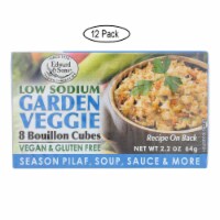 Edward & Sons Natural Bouillon Cubes - Veggie - Low Sodium - 2.2 Oz - Case Of 12 Perspective: Main
