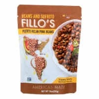Fillo's Beans - Puerto Rican Pink Beans - Case of 6 - 10 oz. Perspective: Main