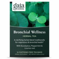 Gaia Herbs® Bronchial Wellness Herbal Caffeine-Free Tea Bags