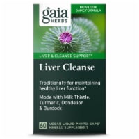 Gaia Herbs Liver Cleanse Vegan Liquid Phyto-Caps