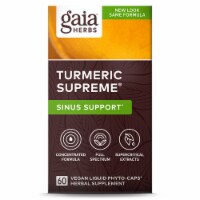 Gaia Herbs Turmeric Supreme Allergy Liquid Phyto-Caps Perspective: Main