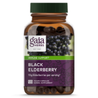 Gaia Herbs Black Elderberry Liquid Phyto Capsules 10g