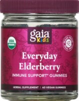 GaiaKids Black Elderberry Kids Daily Gummies