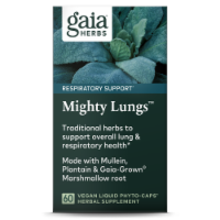 Gaia Herbs Mighty Lungs Respiratory Support Supplement Perspective: Main